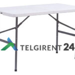 Kokkupandav laud 120cm kokkupandav plastiklaud 120cm plastikmööbel peoinventari rent peoinventari müük kokkupandava laua müük