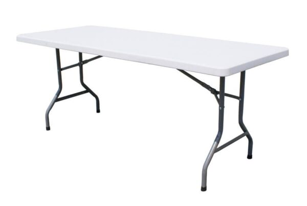 Kokkupandav laud 240 cm laadalaud klapplaud plastik kokkuklapitav laud