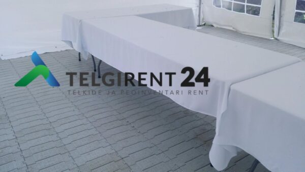 Laudlinade rent valge laudlina lauaketete rent peoinventari rent ladade ja toolide rent