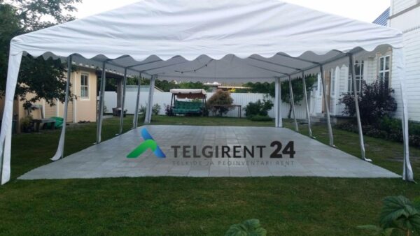 Peotelgi rent 5 x 10 telkide rent peoinventari rent Peotelkide rent telkide rent telgi rent valge peotelgi rent peoinventari rent Telkide rent ja paigaldus