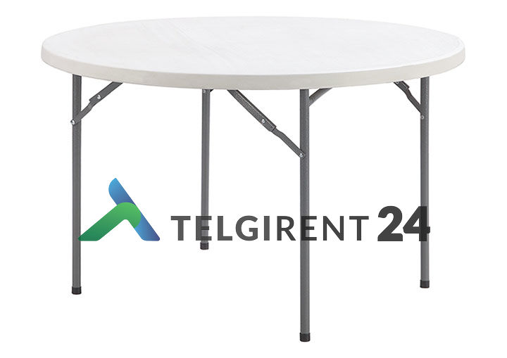 Ümmargune laud 120 cm müük peoinventari müük plastiklauad kokkupandavad lauad 120cm müük ümmargune laud 120cm