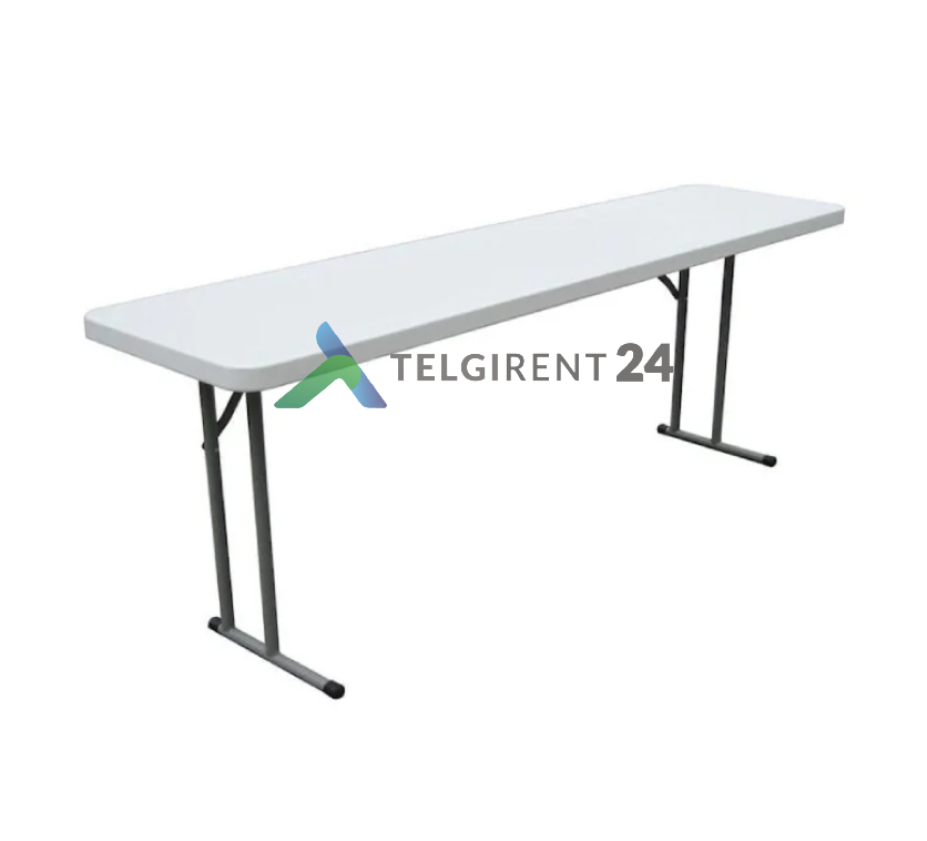 Kokkupandav laud kokkupandav plastiklaud 240cm plastikmööbel peoinventari rent peoinventari müük kokkupandava laua müük
